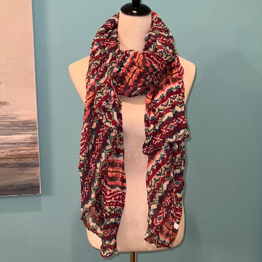 Women’s Multicolor Lightweight Scarf, OS